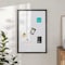Flash Furniture Bristol 24x36 Wall Mount White Board w/Included Dry Erase Marker, 4 Magnets, and Eraser, Black HGWA-WHITE-24X36-BLK-GG - alternate 1